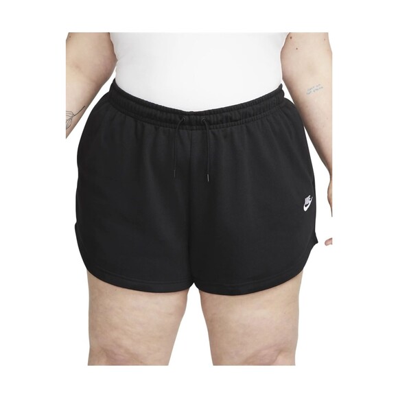 Nike Essentials Women's 3" Active Shorts w/ Pockets Cotton Plus Size 2X Black - Picture 2 of 10